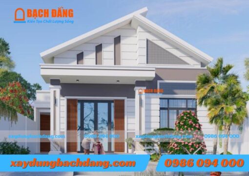 Mẫu nhà cấp 4 hiện đại mới nhất diện tích 8x15m Bình Dương của Anh Linh